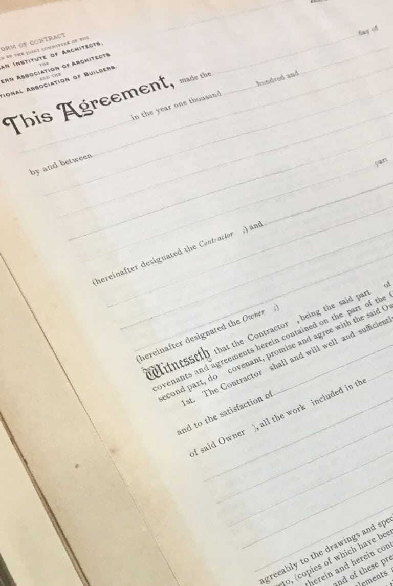 The History of AIA Contract Documents