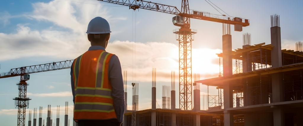 Project team discussing delivery methods and consultant roles for a data center construction project