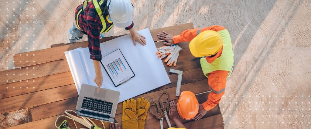 Subcontractors discussing payment process for getting paid on time
