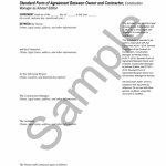<p class="related-documents-description">Owner-contractor agreement for projects with CMa as advisor. Fixed price or cost-plus; uses A232-2019 General Conditions.</p>