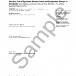 <p class="related-documents-description">Agreement for projects with CMa as constructor. Cost-plus without GMP; adopts A201-2017 General Conditions.</p>