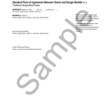 <p class="related-documents-description">Design-build agreement with exhibits for insurance, GMP, and sustainability. Suitable for any project and payment method.</p>