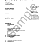 <p class="related-documents-description">General Conditions for CMa projects. Defines roles of owner, contractor, architect, and construction manager.</p>