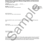 <p class="related-documents-description">Design-build subcontractor agreement. Aligns with A141-2024; includes professional services provision.</p>