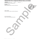 <p class="related-documents-description">Short form agreement for small projects. Use with A105; informal format for residential or small commercial.</p>