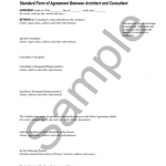 <p class="related-documents-description">Architect-consultant agreement. Flows down prime agreement terms; suitable for all consultants.</p>