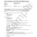 <p class="related-documents-description">Owner questionnaire for bidding procedures. Supports development of contract documents.</p>