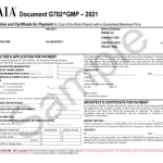 <p class="related-documents-description">Payment application form for cost-of-work projects with GMP. Contractor applies; architect certifies.</p>