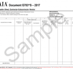 <p class="related-documents-description">Continuation Sheet for subcontractor payments. Lists work portions and scheduled values.</p>