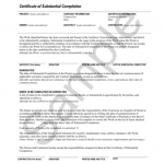 <p class="related-documents-description">Certificate of Substantial Completion. Records completion date and outstanding items.</p>