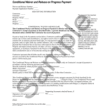<p class="related-documents-description">Conditional lien waiver form for contractor. Waives rights upon receipt of payment.</p>