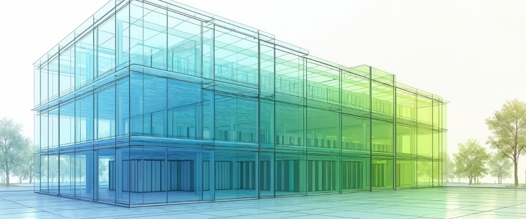 Large hyperscale data center facility under construction with contracts