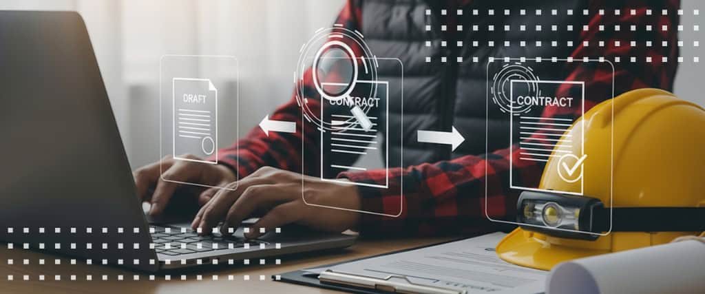 AI contract review streamlining GC construction contract administration